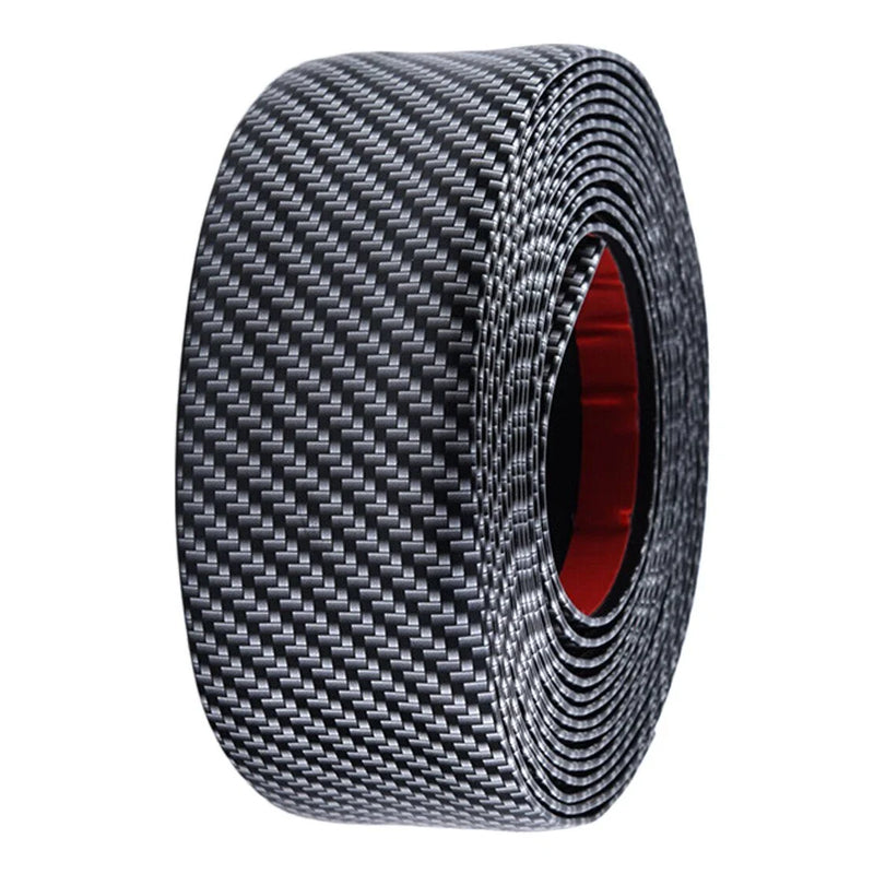 Car Carbon Fiber Door Sill Scuff Cover (Fits Various Models)