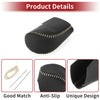 Honda HR-V 2023-2024 Black Beige Faux Leather Car Gear Shift Knob Cover
