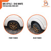 Toyota Hilux Ute Vigo MK6 2005-2011 Double Cab White Fender Flare Arch