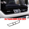 Toyota RAV4 Peach Wood Grain Console Air Outlet Vent Trim (2019–2024)