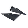 Toyota Prius Glossy Black Rear Quarter Moldings Covers (2016-2022)
