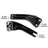 Harley Dyna FXDF FXDL FXDC FXDWG Passenger Foot Peg Mount Brackets (2006-2017)
