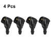 Honda Civic CR-V 4 x Black ABS Front Windshield Wiper Cleaning Jet Nozzles