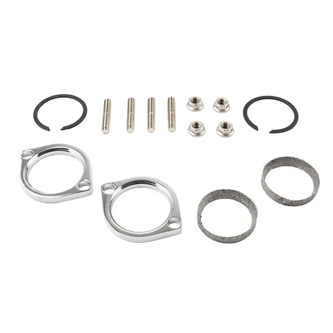 Harley Big Twin Exhaust Flange Install Kit  Flanges Gaskets Nuts Washers