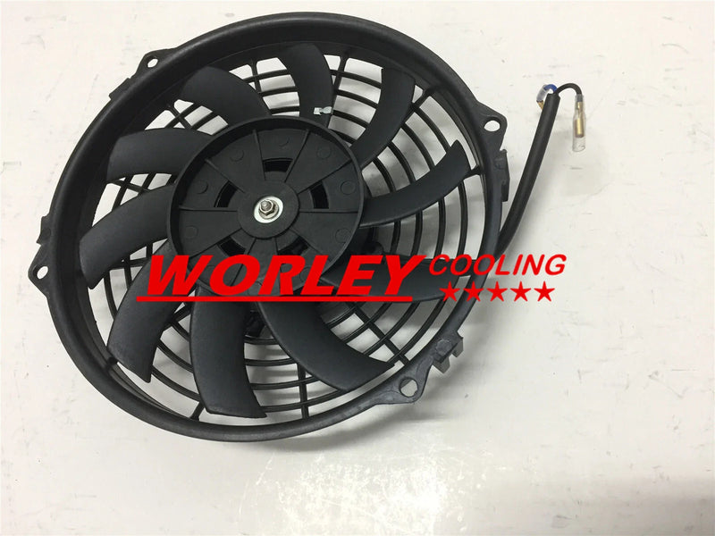 NSW 9" Electric Thermo Curved Blade Fan & Mounting