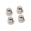 CG125 4pcs / 10mm / Chrome Motorcycle Rear Shock Absorber Screw Nut