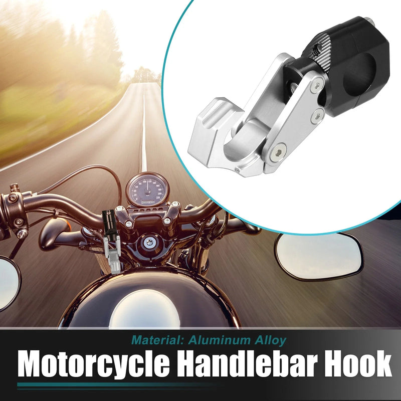 Honda ADV150 1 Set Handlebar Hook Aluminum Alloy Silver Tone (2019–2023)