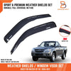 Mazda BT-50 Weather Shield Window Visor Rain Guard (2006-2011)