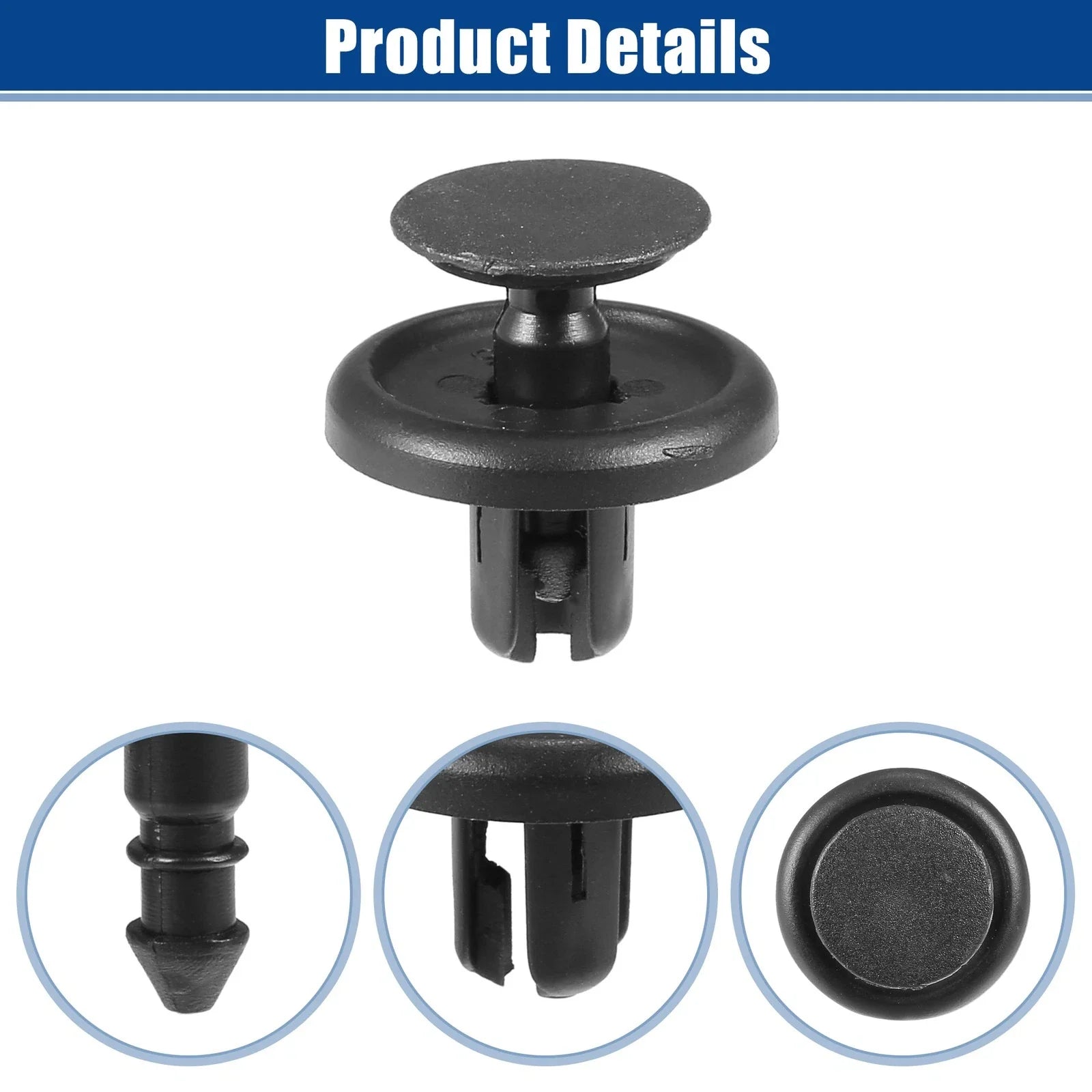 50 Pcs Front Fender Retainers Clips for Toyota