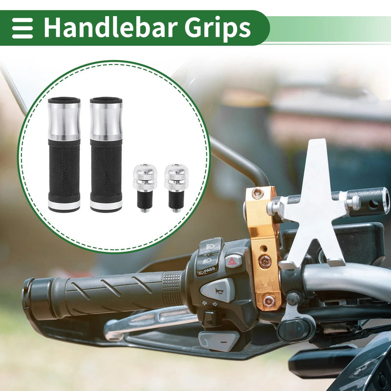Motorcycle Grips / 7/8" 22mm / Motorcycle Hand Grips Cover Set