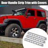 Jeep Wrangler 2 Door 3 x Door Handle Trim Covers (2007-2018)