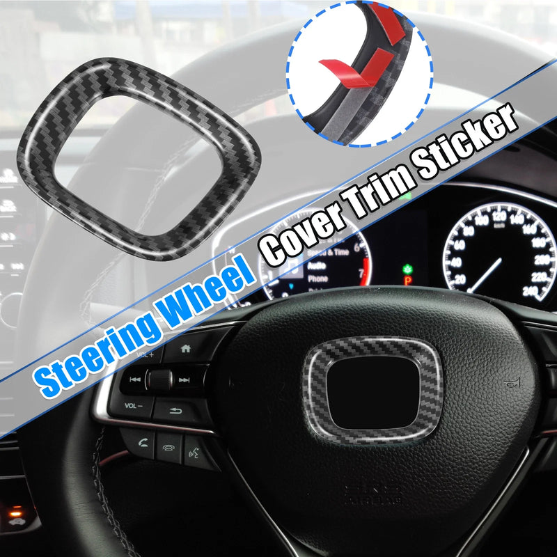 Honda Accord (2018-2022) Carbon Fiber Pattern Steering Wheel Cover Trim