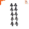 Toyota Hilux LN56 LN60 10 x Front Radiator Grille Clip Fasteners (84-88)