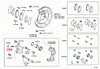 LandCruiser 105 100 80 79 Series Rear Disc Brake Caliper
