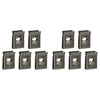 Car Bumper Inner Fender Wheel Retainers 10PC U-Type Groove Clips