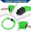 Anti-Theft 4-Digit Mini Bicycle Lock Ring - Green