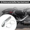 Universal Motorcycle Exhaust Muffler Pipe Heat Shield Curved 265x55mm