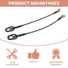 Dodge Dakota / Mitsubishi Raider Tailgate Support Cables