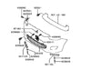 Mirage Hatchback LH Front Bumper Side Bracket (2012-2022)