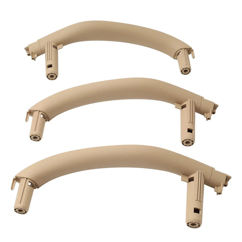 BMW X5 X6 3 x Interior Door Pull Handle Trim Cover Beige (2014-2018)