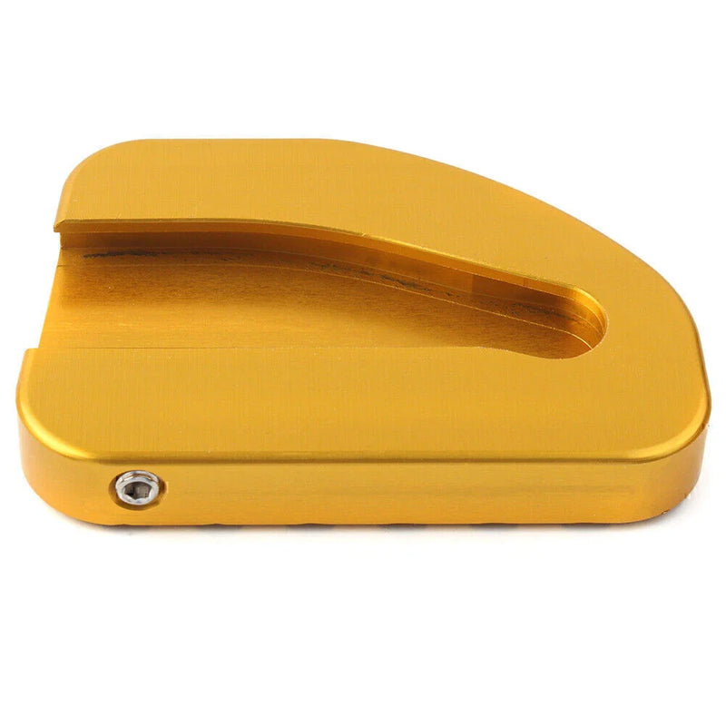 Honda GoldWing GL1800 Gold Plate Side Stand Enlarger Kickstand Pad (2010-2017)