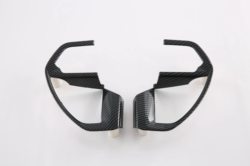 Toyota Tundra (2022-2023) 2 x Steering Wheel Frame Carbon Fiber Cover Trim
