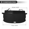 BMW X3 E83 (2004-2010) Gloss Black Retractable Cargo Cover