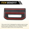 Toyota Tundra Carbon Fiber Air Vent Armrest AC Outlet Cover (2022-2024)