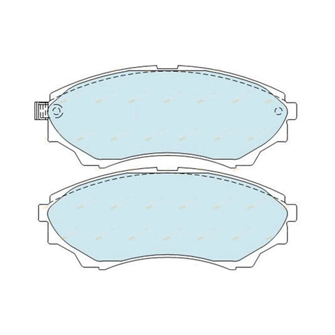 Ford Ranger PJ PK Front Disc Rotors + 4WD Brake Pads (2006-2011)