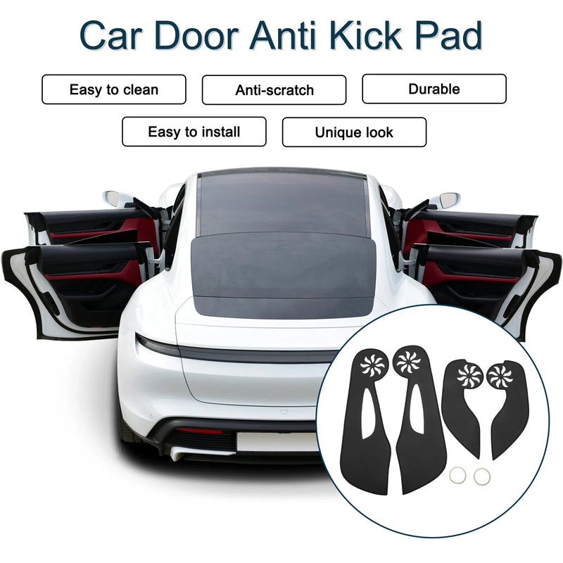 Honda Fit (2008-2013) Black Car Door Anti Kick Pad Sticker Protector