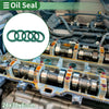 Oil Seal Rotary Shaft Seal TPU 24x30x6mm High Pressure Green 5 pcs