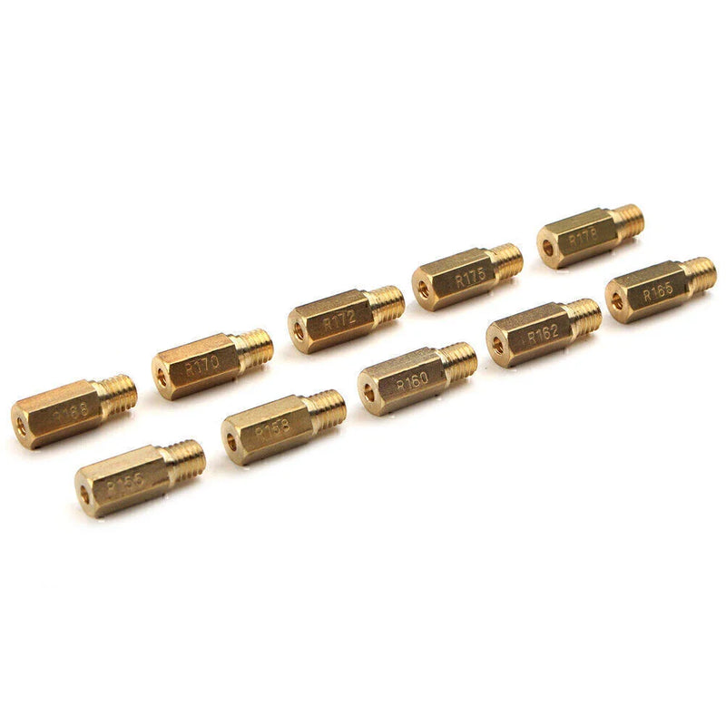 PWK OKO CVK 10 Pcs Carburetor Main Jets (155-178)