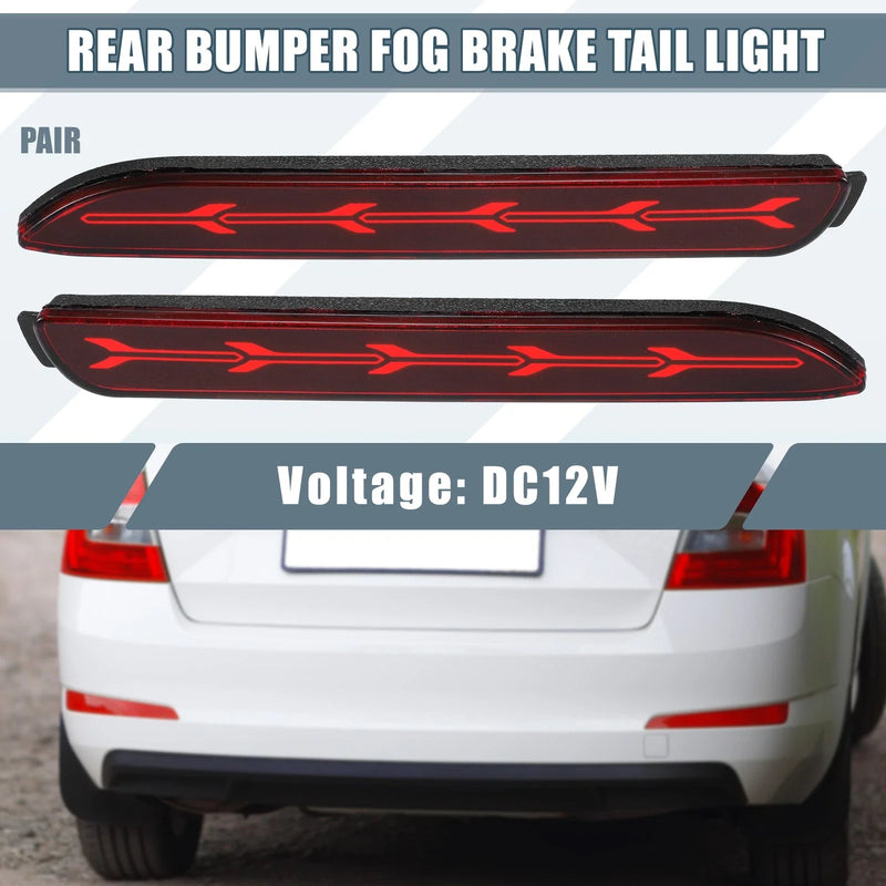 Toyota Camry Pair Rear Bumper Reflector Fog Brake Light (2006–2014)