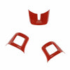 Dodge Challenger Red ABS Steering Wheel Cover Trim (2009-2014)