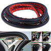 Car Auto Truck Van Door Window D-Shape Weatherstrip Seal