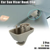Dodge Ram 1500 2500 3500 4500 Gray Sun Visor Retainer Clips (2002-2023)