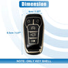 Ford Fusion, F150 - 5 Button TPU Remote Key Fob Case Cover (2013-2023)