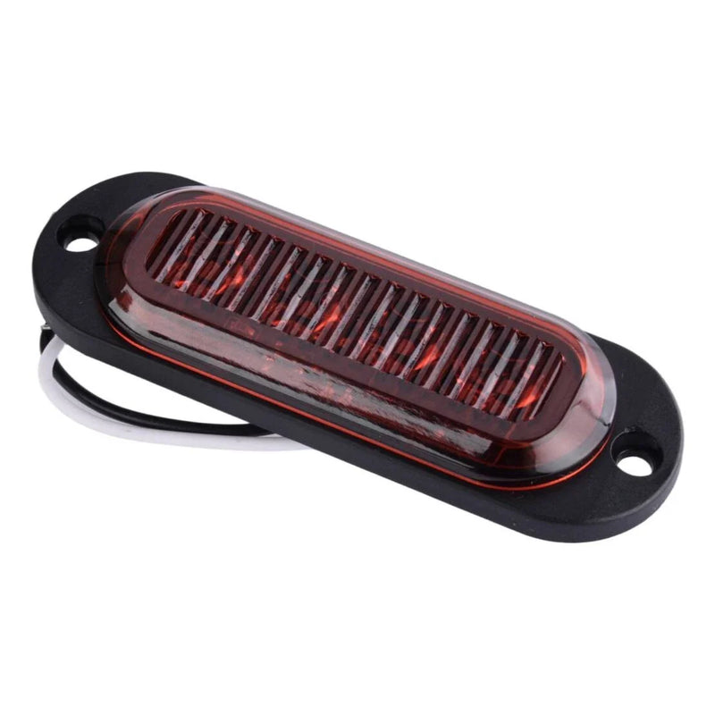 Trailer RV Truck Lorry 10x Red LED Side Marker Clearance Lights