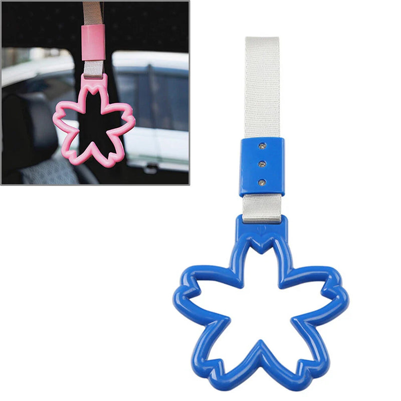 Train Bus Charm Tools Blue Cherry Blossom Ring Handle Strap