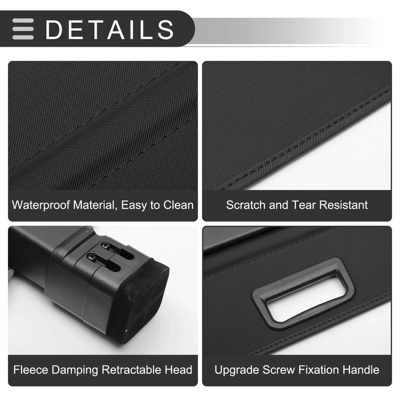 Toyota 4Runner (2003-2009) Gloss Black Retractable Cargo Cover