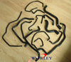 Renault 5 R5 GT Turbo 15PC Black Silicone Water/Coolant Hose (1988-1991)