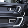Discovery Sport Black Stainless Interior Door Handle Switch Knob Cover Trim