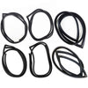 Windshield w Vent Door Rubber Set 6 Fits Datsun Bluebird 510 4D Sedan 1967-72