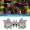 Yamaha Grizzly 700 Rear Left Right Brake Caliper & Pads (2007–2018)