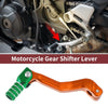 Kayo T2 Orange Green Silver Tone Folding Motorcycle Gear Shifter Lever