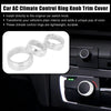 Dodge Charger 3 x AC Climate Control Ring Knob Trim Covers (2015-2023)