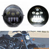 Harley VRSC VRSCA VRSCAW VRSB VRSF DOT LED Headlight w/ DRL (2002-2023)