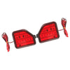 Jeep Wrangler LED Red Rear Bumper Reflector Lights (2018-2021)