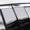 Porsche Macan Door Window Trim Black Cover Pillar Posts 6Pcs (2014–2022)