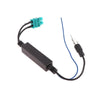 Diversity Antenna Radio Antenna Male Dual Fakra Amplifier Adapter (N/A)
